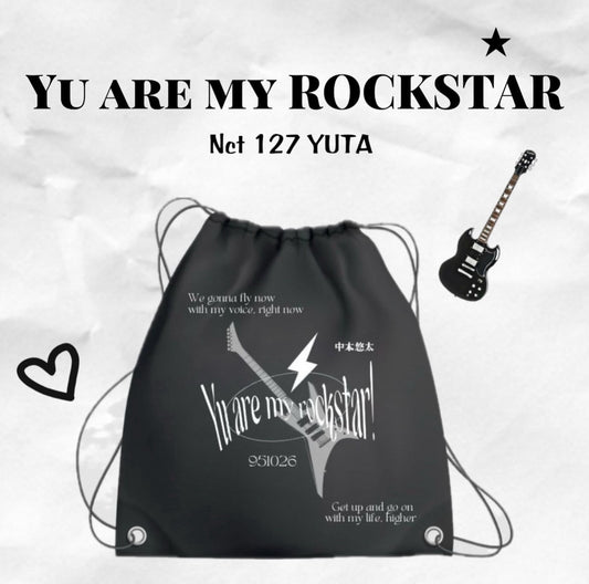 NCT YUTA yu are my rockstar🎸 GYM SACK
