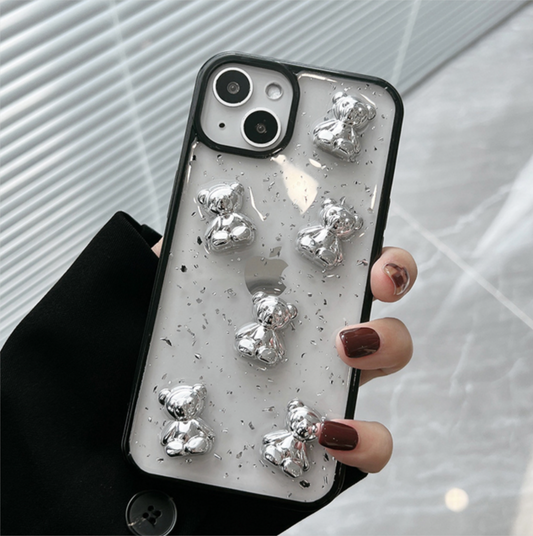 BLACK CRYSTAL BEAR iPhone CASE【予約】