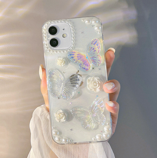 CRYSTAL BUTTERFLY iPhone CASE