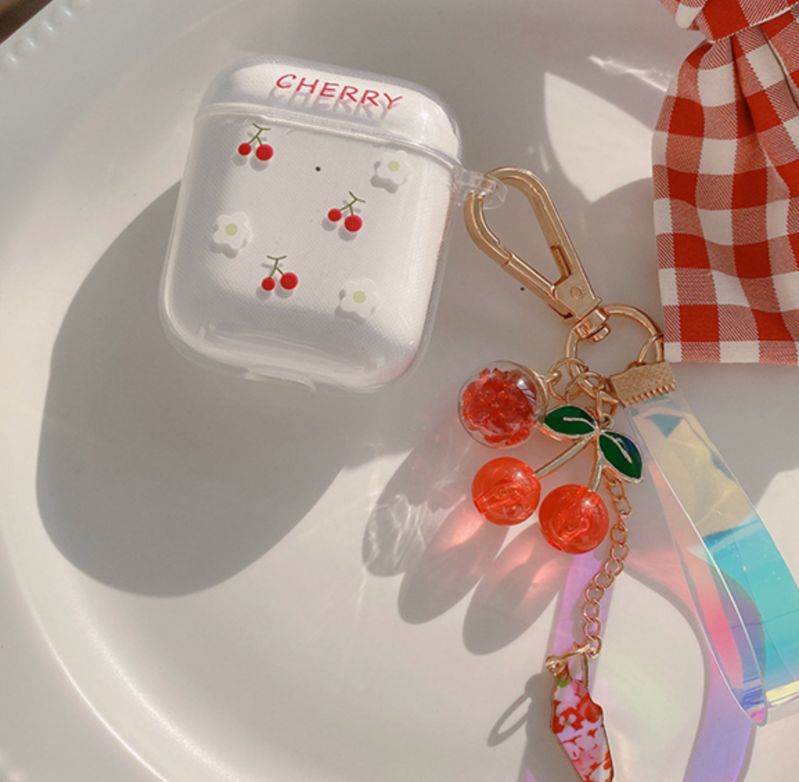 CHERRY! AIRPODS CASE KEYRING付【予約】