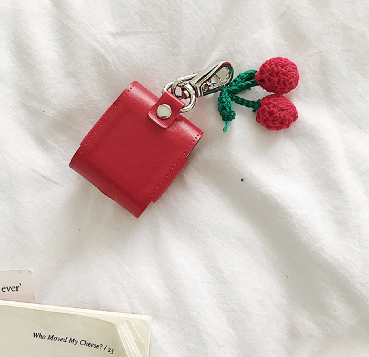 RED CHERRY AIRPODS CASE