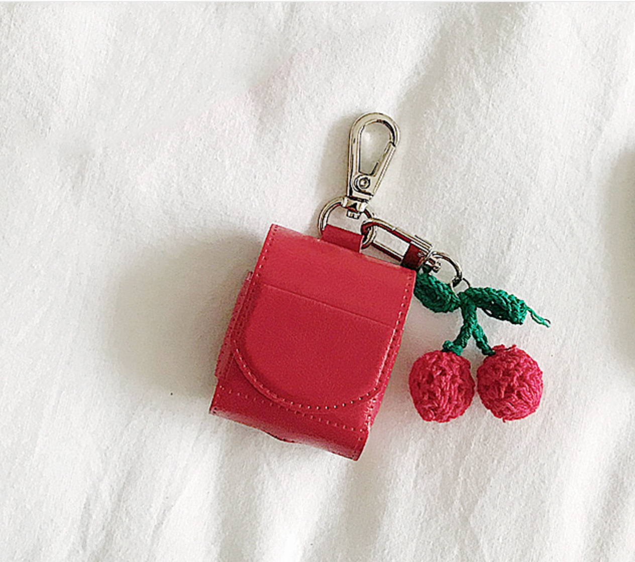 RED CHERRY AIRPODS CASE