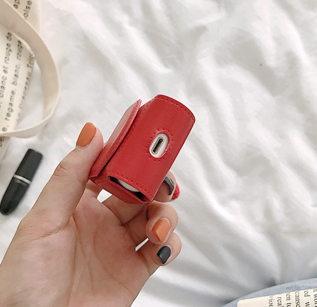 RED CHERRY AIRPODS CASE