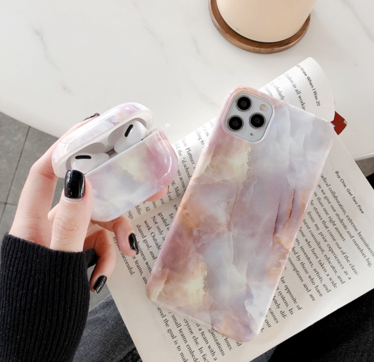 PASTEL MARBLE AIPPODS CASE【予約】