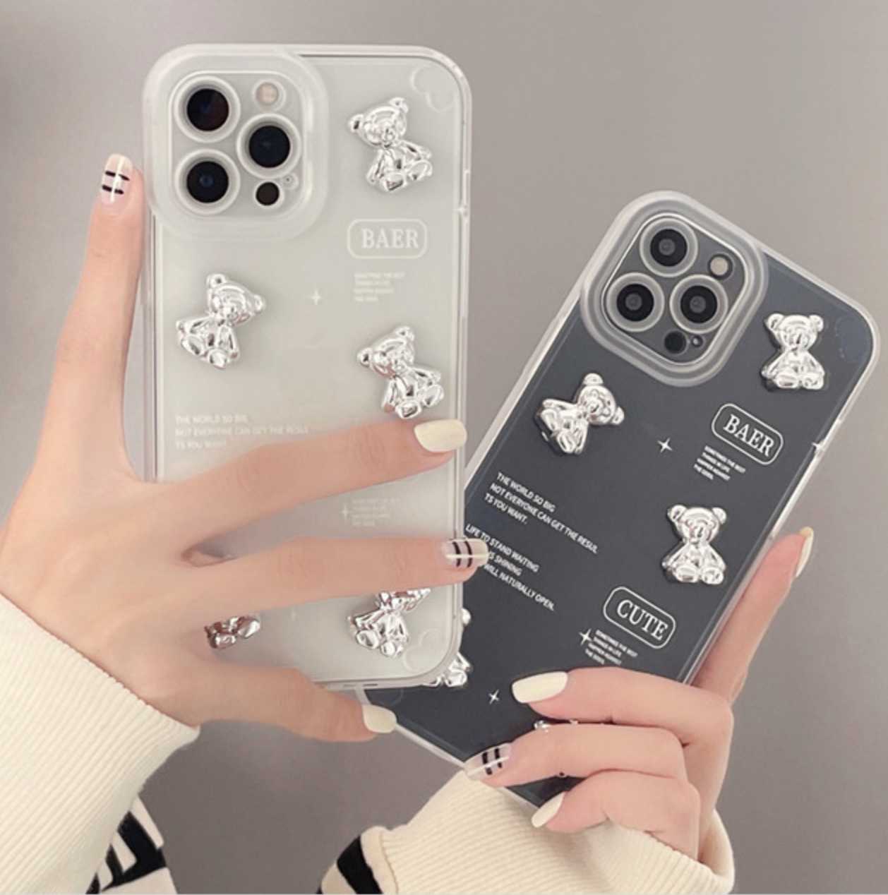 CRYSTAL BEAR iPhone CASE