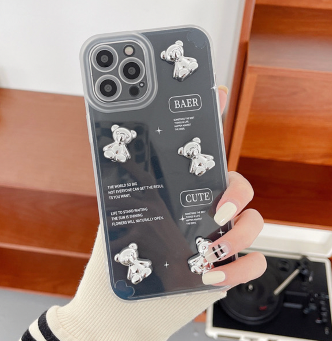 CRYSTAL BEAR iPhone CASE