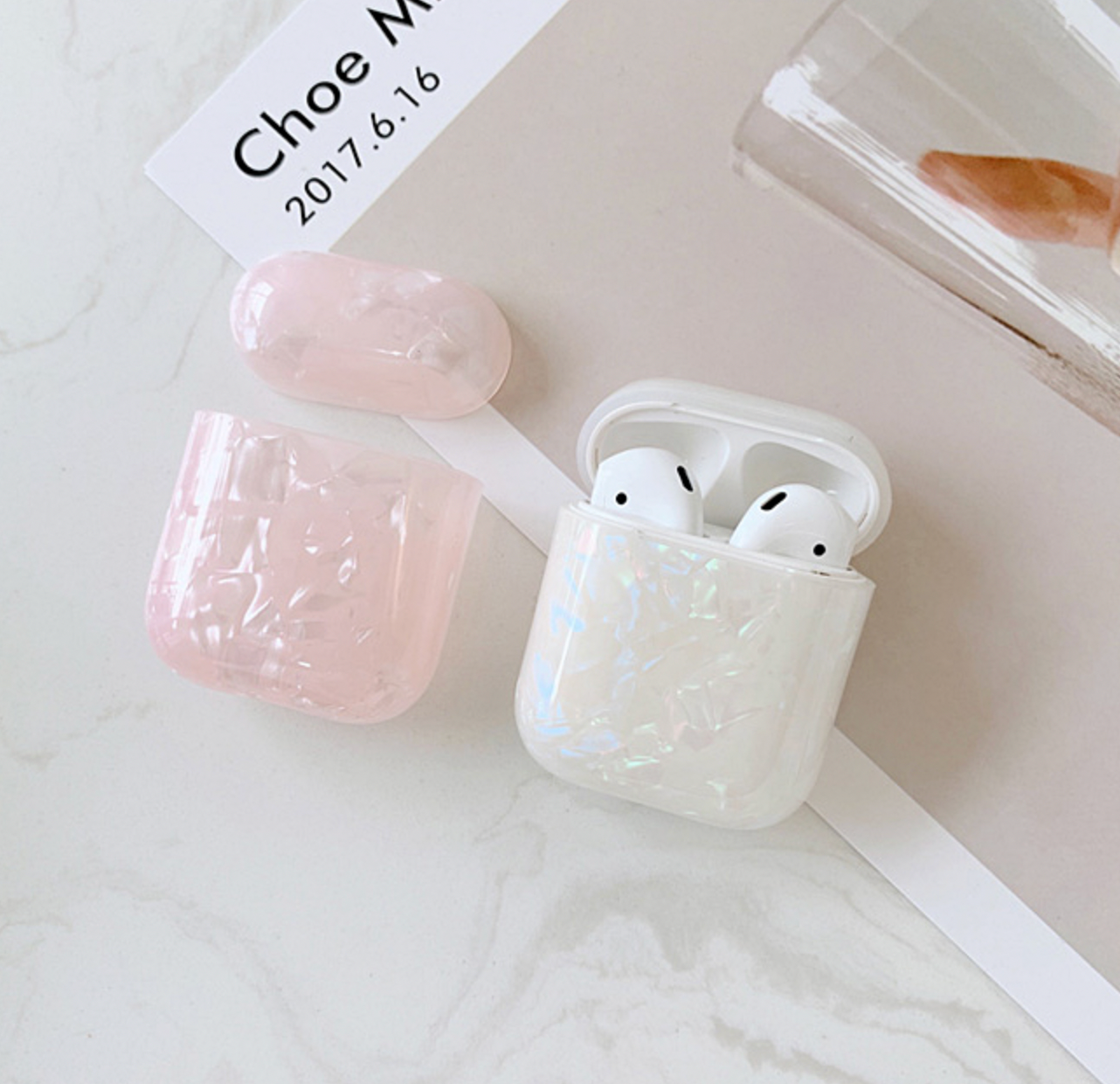 STONE MARBLE AIRPODS CASE
